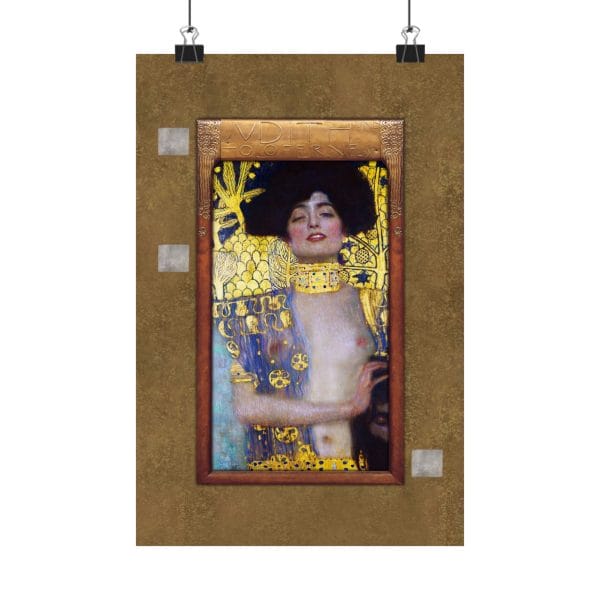Gustav Klimt - Judith & The Head of Holofernes - Artistic Matte Vertical Posters - Elegant Wall Decor - Image 2