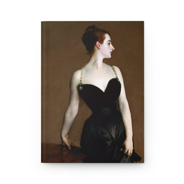 John Singer Sargent 1884 Classic - Madame X - Elegant Lady Art Hardcover Journal - Ruled Line - Beautiful Vintage Design for Writers & Artists - Image 3