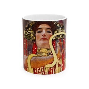 Gustav Klimt - Medicine - Detail - Artistic Ceramic Mug - Inspired by Klimt's Masterpieces - 11oz & 15oz