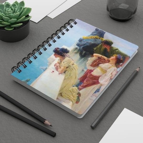 Lawrence Alma-Tadema - A Coign of Vantage - Elegant Spiral Bound Journal with Artistic Design - Image 8