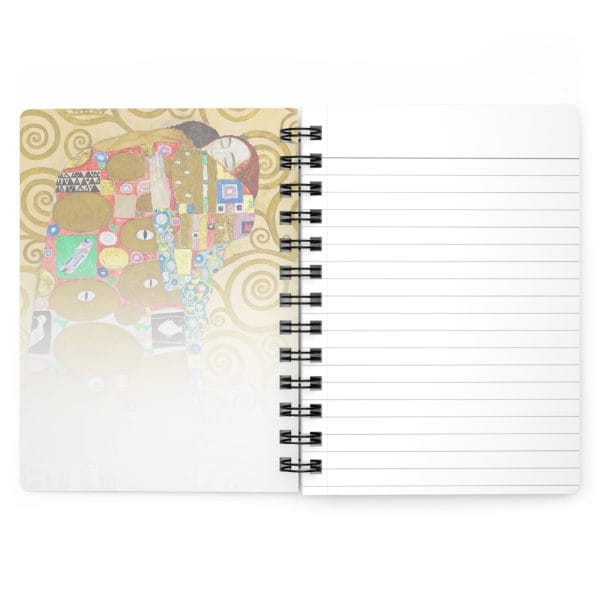 Gustav Klimt Fulfilment - Artistic Spiral Bound Journal - Perfect for Creative Minds & Gifts - Image 4