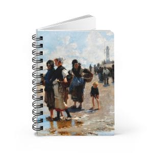 John Singer Sargent - En Route pour la Pêche - Artistic Spiral Bound Journal, Ideal Gift for Writers, Perfect for Journaling, Travel