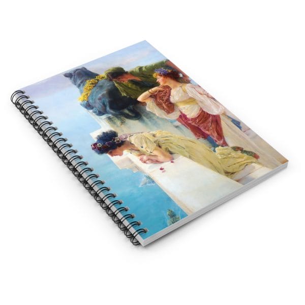 Lawrence Alma-Tadema Masterpiece - A Coign of Vantage - Elegant Spiral Notebook - Artistic Design for Creative Minds - Image 3