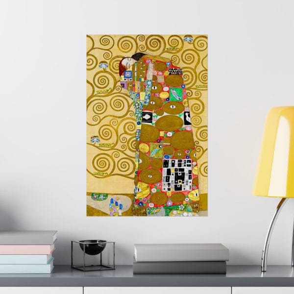 Gustav Klimt Fulfilment - Artistic Matte Vertical Posters - Perfect Wall Decor for Art Lovers - Image 3