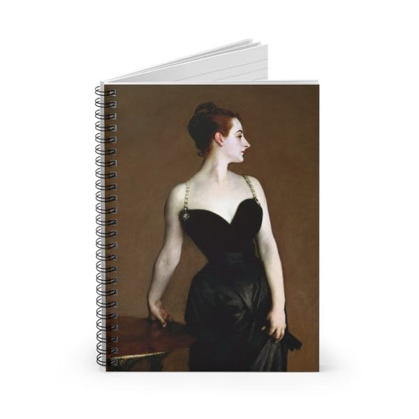 John Singer Sargent 1884 Classic - Madame X - Elegant Art-Inspired Spiral Notebook - Ruled Lines for Creative Minds - Image 2
