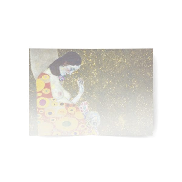 Gustav Klimt Hope II - Elegant Artistic Greeting Cards – 1 to 50 Pack - Image 4