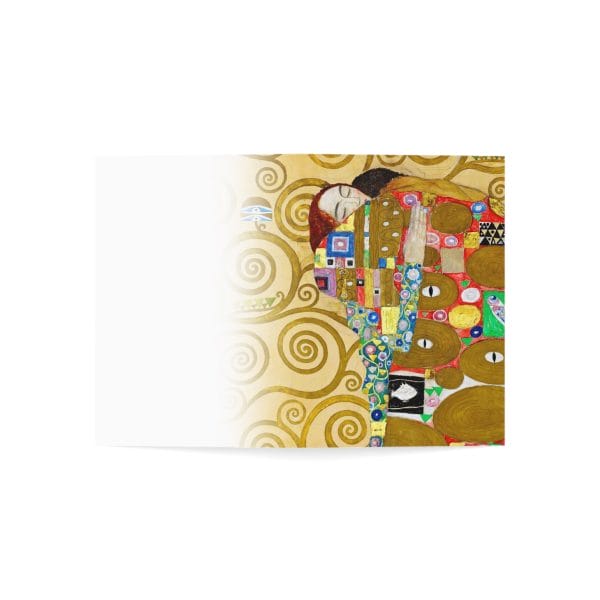 Gustav Klimt Fulfilment - Elegant Greeting Cards Set - Artistic Floral Design for All Occasions - Image 8