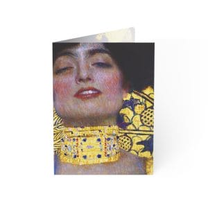 Gustav Klimt Judith & The Head of Holofernes - Artistic Greeting Cards Collection - An Elegant Design