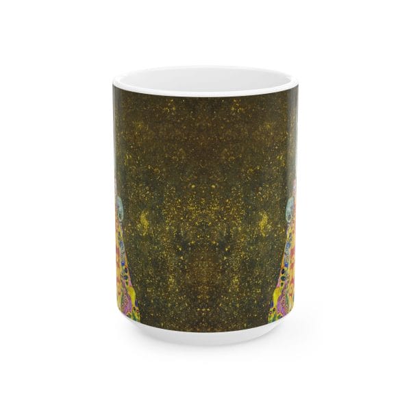 Gustav Klimt Hope II - Artistic Ceramic Mug - Colorful Abstract Design for Coffee Lovers - Image 13