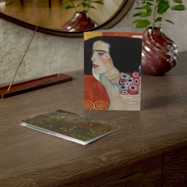 Gustav Klimt Judith II - Artistic Greeting Cards Set - Elegance in 1, 10, 30, and 50pcs - Image 12