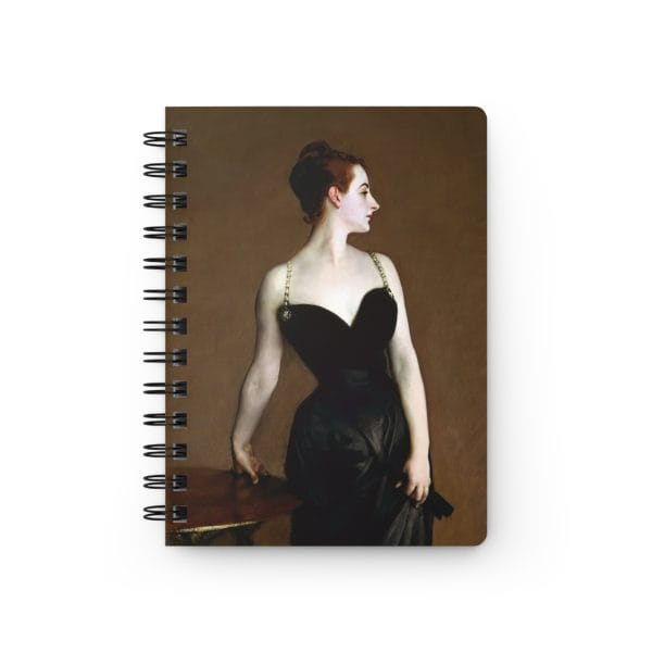 John Singer Sargent 1884 Classic - Madame X - Elegant Art Inspired Spiral Bound Journal - Perfect for Journaling, Line ruled - Image 2
