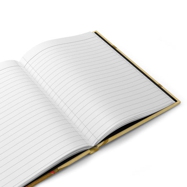 Gustav Klimt Fulfilment - Artistic Hardcover Line Ruled Journal with Elegant Swirl Design - Image 4