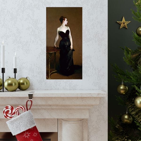 John Singer Sargent 1884 Classic - Madame X - Elegant Matte Vertical Poster - Classic Lady in Black Dress Wall Art - Image 6