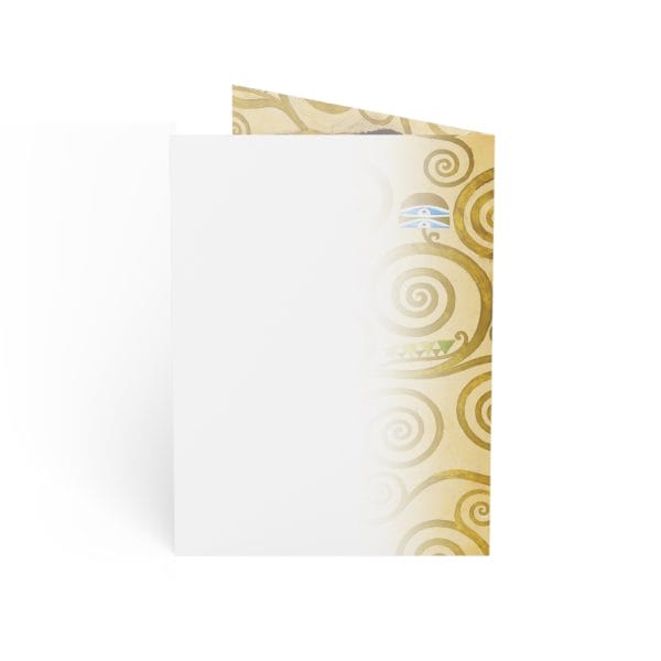Gustav Klimt Fulfilment - Elegant Greeting Cards Set - Artistic Floral Design for All Occasions - Image 2