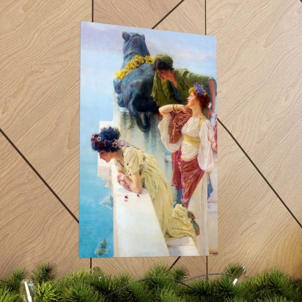Lawrence Alma-Tadema - A Coign of Vantage 1895 - Elegant Matte Vertical Posters - Art of Observation - Image 5