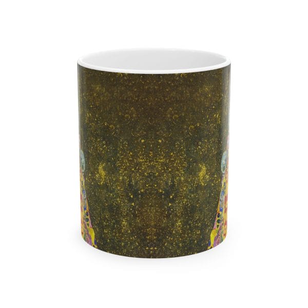 Gustav Klimt Hope II - Artistic Ceramic Mug - Colorful Abstract Design for Coffee Lovers - Image 2