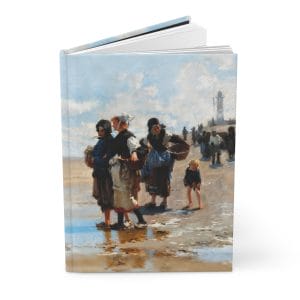 John Singer Sargent - En Route pour la Pêche - Artistic Hardcover Lined Ruled Journal for Reflection & Creativity, Elegant Notebook