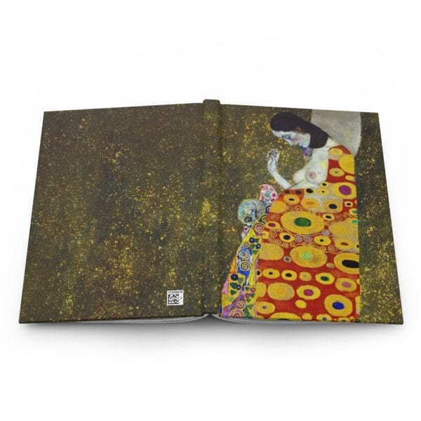 Gustav Klimt Hope II - Artistic Hardcover Ruled Line Journal for Creative Souls - Image 5