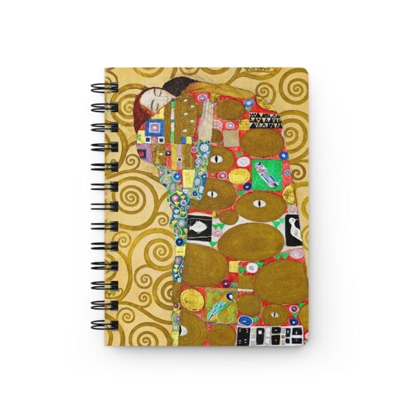 Gustav Klimt Fulfilment - Artistic Spiral Bound Journal - Perfect for Creative Minds & Gifts - Image 2