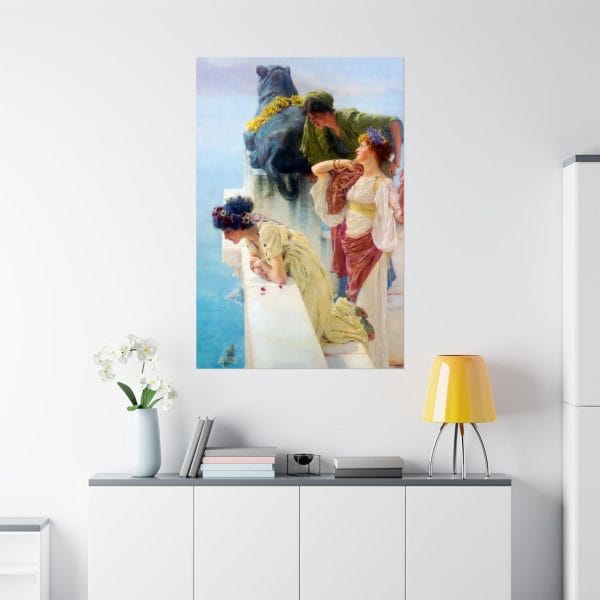 Lawrence Alma-Tadema - A Coign of Vantage 1895 - Elegant Matte Vertical Posters - Art of Observation - Image 11