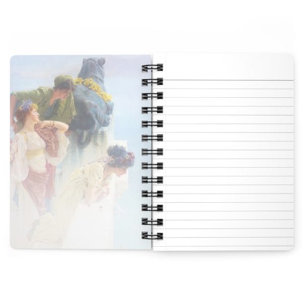 Lawrence Alma-Tadema - A Coign of Vantage - Elegant Spiral Bound Journal with Artistic Design - Image 4