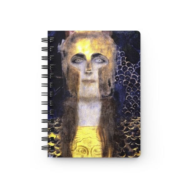 Gustav Klimt Pallas Athena - Mystical Spiral Bound Journal - Inspiring Art for Creative Minds - Image 2