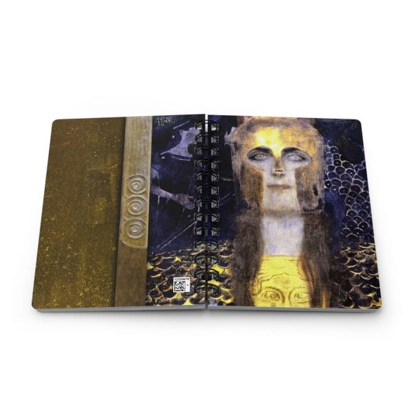 Gustav Klimt Pallas Athena - Mystical Spiral Bound Journal - Inspiring Art for Creative Minds - Image 7