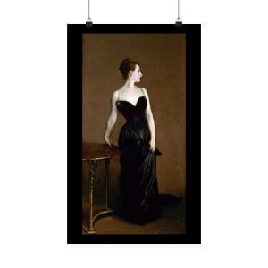 John Singer Sargent 1884 Classic - Madame X - Elegant Woman Matte Vertical Poster - Timeless Art for Home Decor or Gift