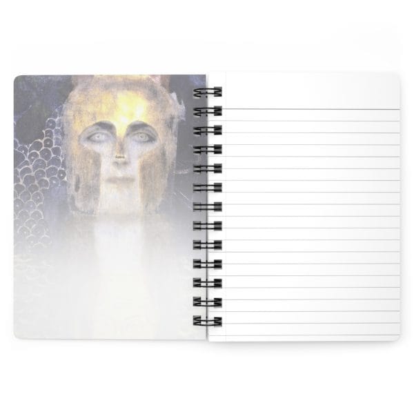 Gustav Klimt Pallas Athena - Mystical Spiral Bound Journal - Inspiring Art for Creative Minds - Image 4