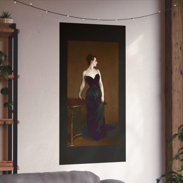John Singer Sargent 1884 Classic - Madame X - Elegant Woman Matte Vertical Poster - Timeless Art for Home Decor or Gift - Image 10