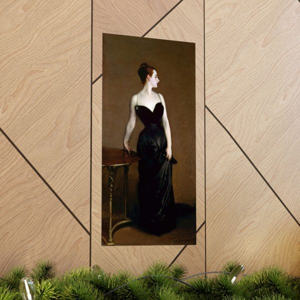 John Singer Sargent 1884 Classic - Madame X - Elegant Matte Vertical Poster - Classic Lady in Black Dress Wall Art - Image 2