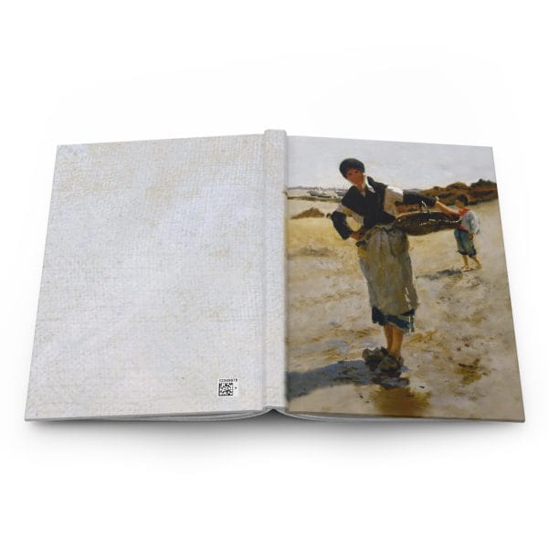 John Singer Sargent 1877 Sketch - Breton Woman with a Basket  - Artistic Hardcover Journal for Creative Minds - Lined Pages to Inspire Your Thoughts - Image 5