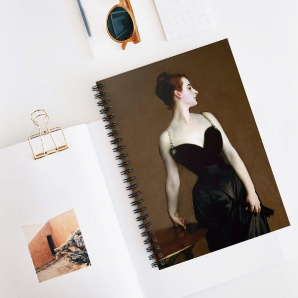 John Singer Sargent 1884 Classic - Madame X - Elegant Art-Inspired Spiral Notebook - Ruled Lines for Creative Minds - Image 5