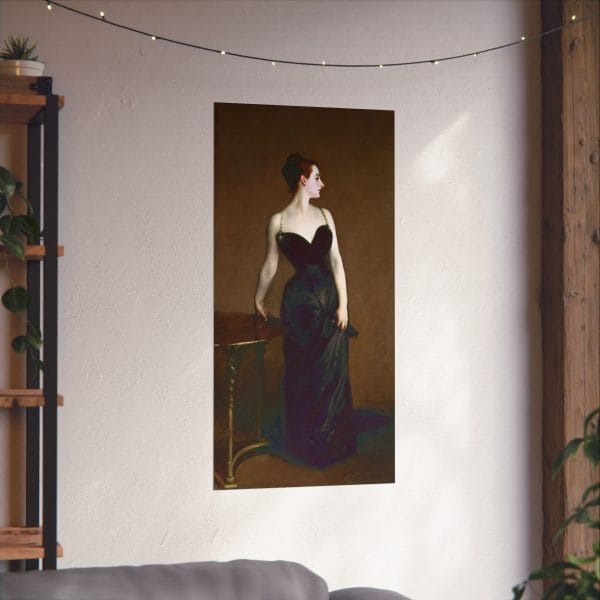 John Singer Sargent 1884 Classic - Madame X - Elegant Matte Vertical Poster - Classic Lady in Black Dress Wall Art - Image 7