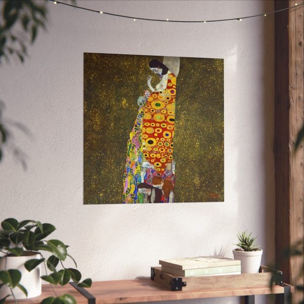 Gustav Klimt Hope II - Artistic Matte Vertical Posters - Vibrant Wall Decor for Home and Office - Image 8