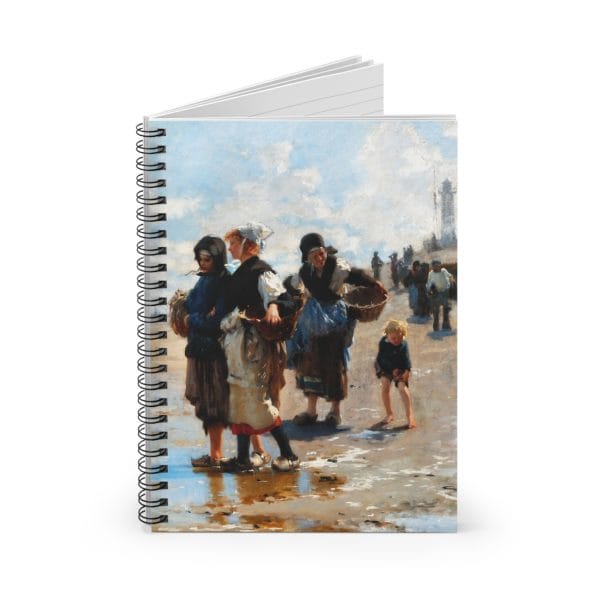 John Singer Sargent - En Route pour la Pêche - Artistic Spiral Notebook - Ruled Lines, Journal, Gift for Students, Elegant Writing Pad - Image 2