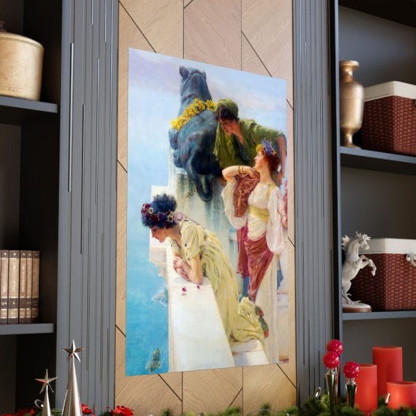 Lawrence Alma-Tadema - A Coign of Vantage 1895 - Elegant Matte Vertical Posters - Art of Observation - Image 10
