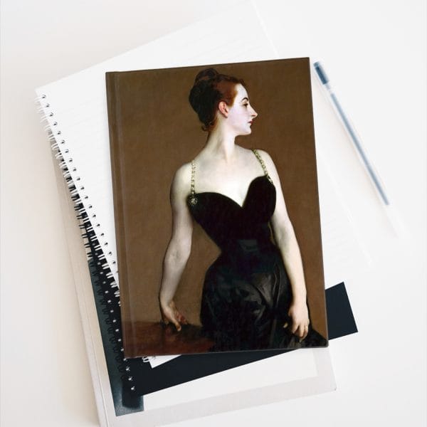 John Singer Sargent 1884 Classic - Madame X - Elegant Art Cover Journal - Blank Sketchbook for Creative Writing & Note-Taking - Image 5