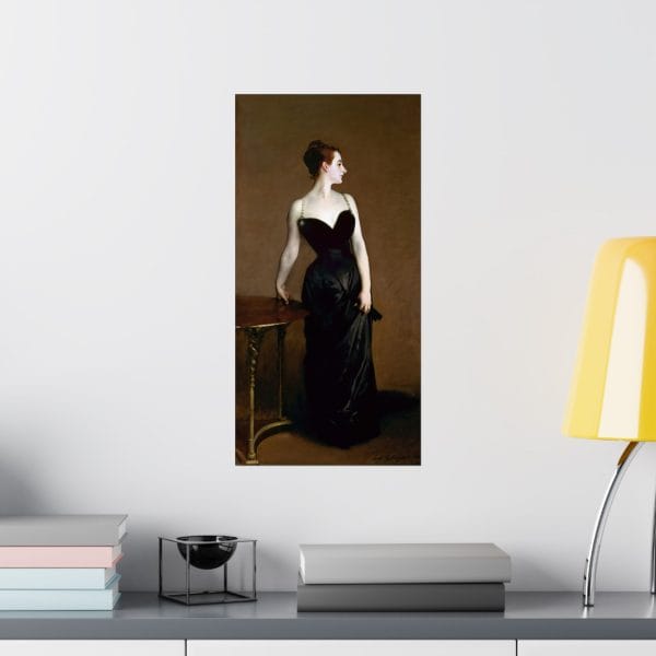 John Singer Sargent 1884 Classic - Madame X - Elegant Matte Vertical Poster - Classic Lady in Black Dress Wall Art - Image 3
