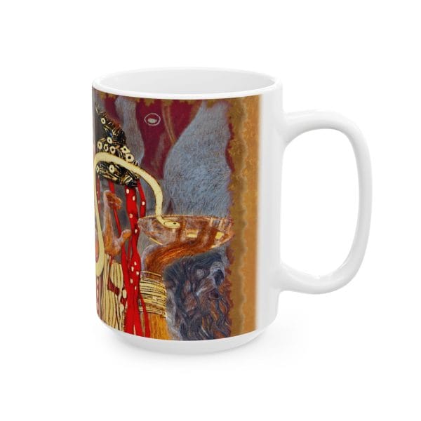 Gustav Klimt - Medicine - Detail - Artistic Ceramic Mug - Inspired by Klimt's Masterpieces - 11oz & 15oz - Image 9