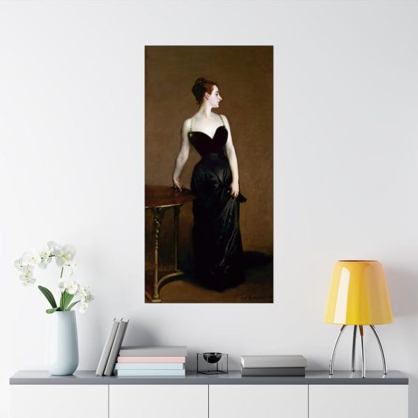 John Singer Sargent 1884 Classic - Madame X - Elegant Matte Vertical Poster - Classic Lady in Black Dress Wall Art - Image 12