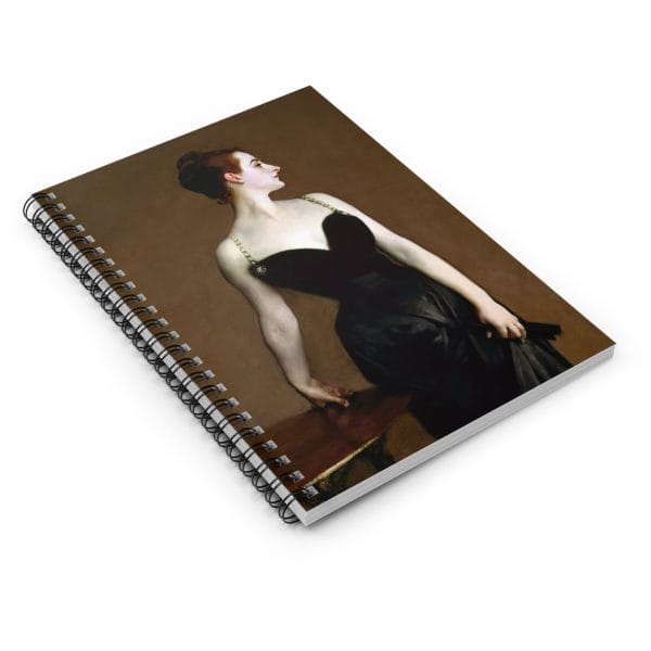 John Singer Sargent 1884 Classic - Madame X - Elegant Art-Inspired Spiral Notebook - Ruled Lines for Creative Minds - Image 3