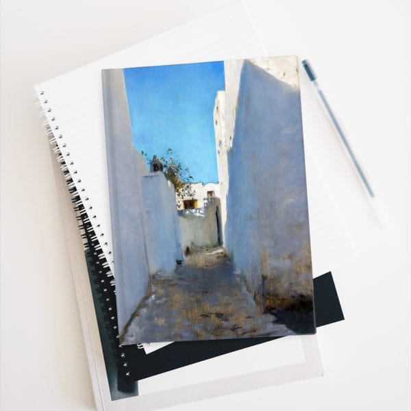 John Singer Sargent A Moroccan Street Scene 1879 - 1880 -Blank Journal - Inspiring Travel Notebook for Dreamers - Image 5
