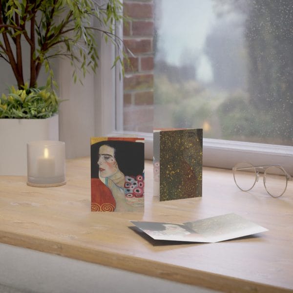 Gustav Klimt Judith II - Artistic Greeting Cards Set - Elegance in 1, 10, 30, and 50pcs - Image 6
