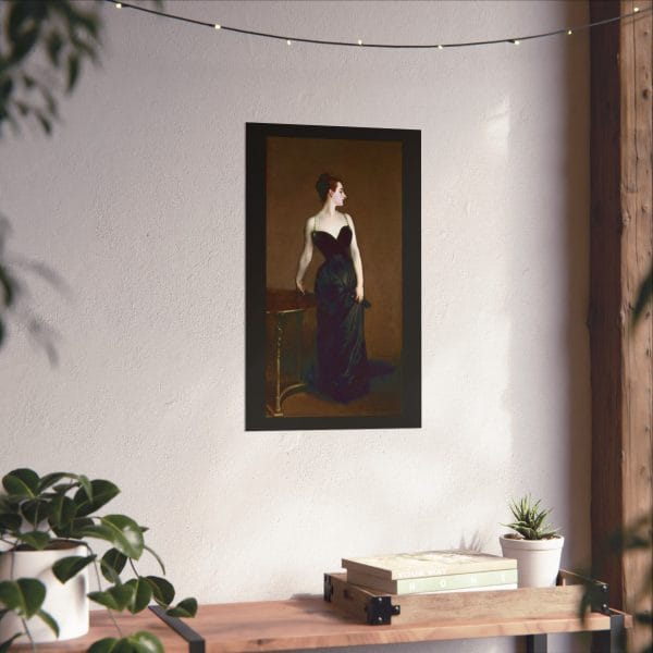 John Singer Sargent 1884 Classic - Madame X - Elegant Woman Matte Vertical Poster - Timeless Art for Home Decor or Gift - Image 3