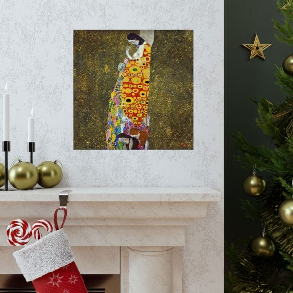 Gustav Klimt Hope II - Artistic Matte Vertical Posters - Vibrant Wall Decor for Home and Office - Image 2
