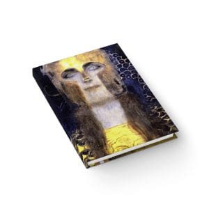 Gustav Klimt Pallas Athena - Artistic Blank Journal - Mystical Design for Creative Souls