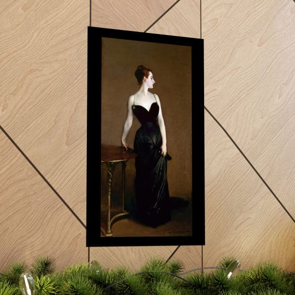 John Singer Sargent 1884 Classic - Madame X - Elegant Woman Matte Vertical Poster - Timeless Art for Home Decor or Gift - Image 2