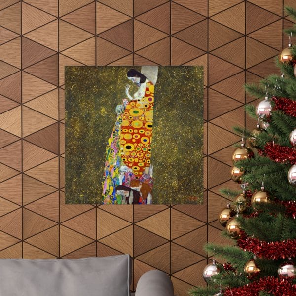 Gustav Klimt Hope II - Artistic Matte Vertical Posters - Vibrant Wall Decor for Home and Office - Image 7