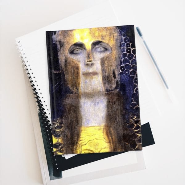 Gustav Klimt Pallas Athena - Artistic Blank Journal - Mystical Design for Creative Souls - Image 5